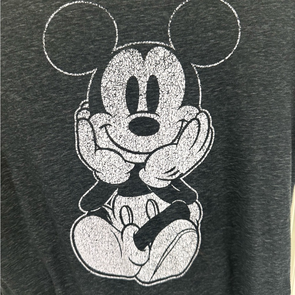 Disney Kids T-Shirt with Mickey Mouse - Dark Gray - Picture 2 of 4